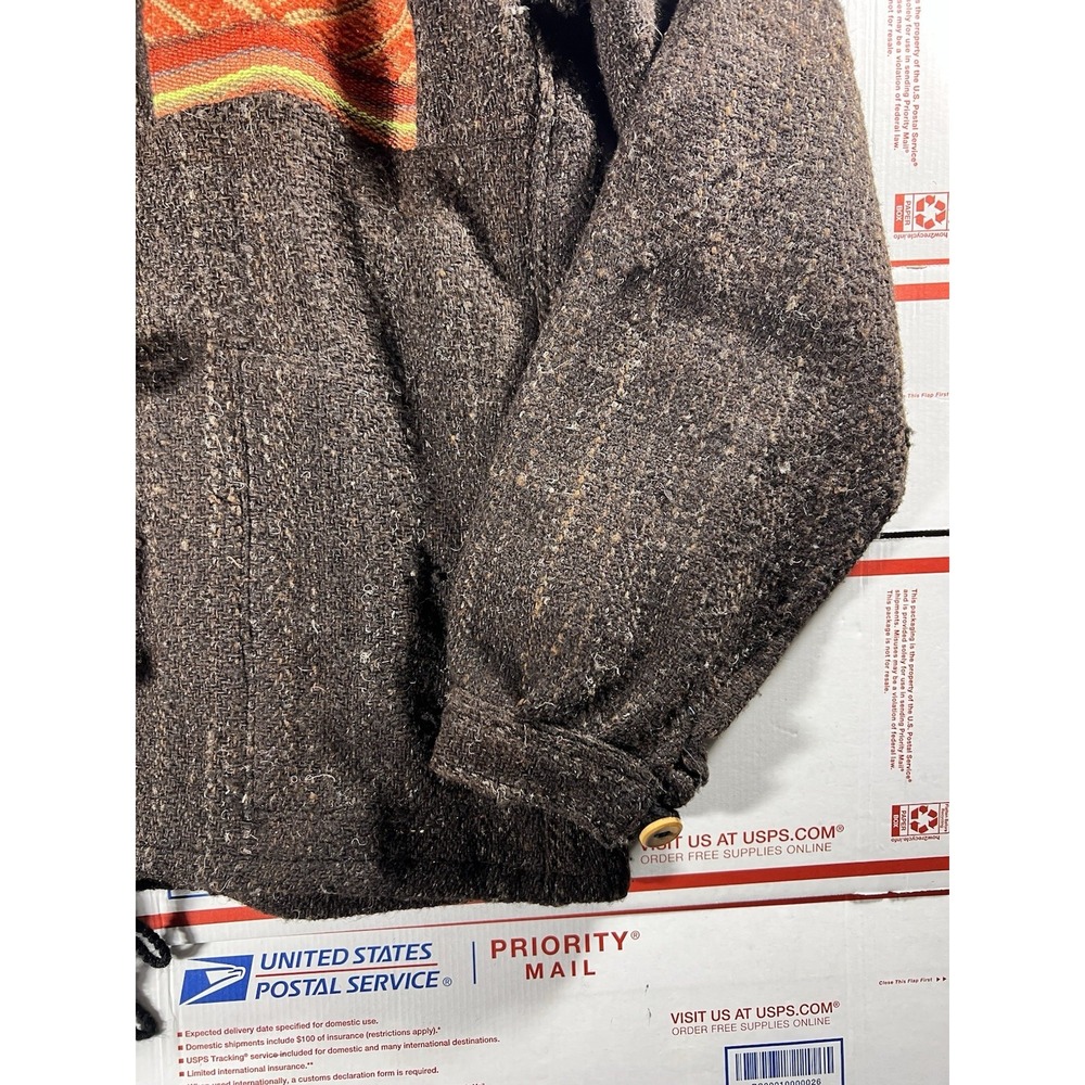 Vintage Thai Hmong Hill Tribe Coat Handwoven Indigo-dyed Ethnic‎ Textile Jacket - Picture 3 of 10